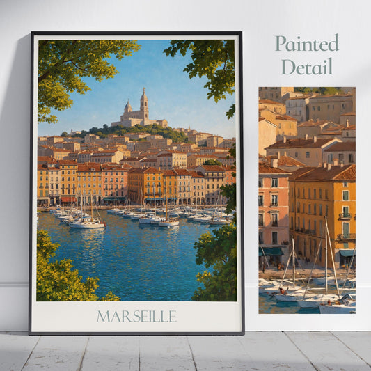 Marseille Travel Print ~ France Travel Poster