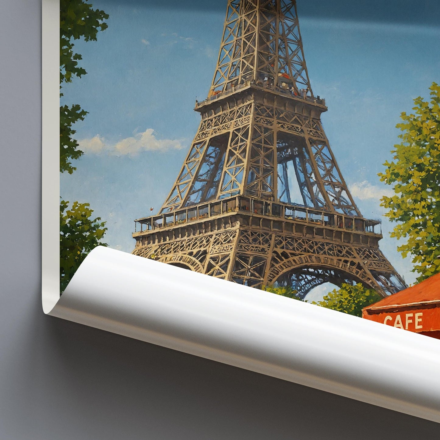 Paris Travel Print, Eiffel Tower ~ France Travel Poster