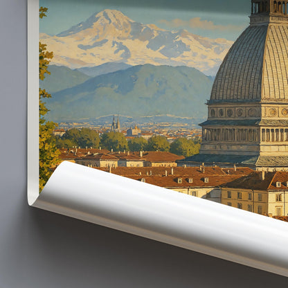 Turin Travel Print ~ Italy Travel Poster