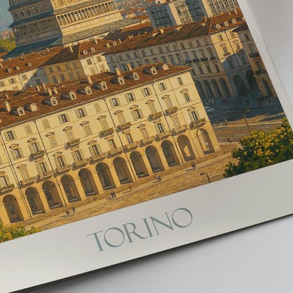 Turin Travel Print ~ Italy Travel Poster