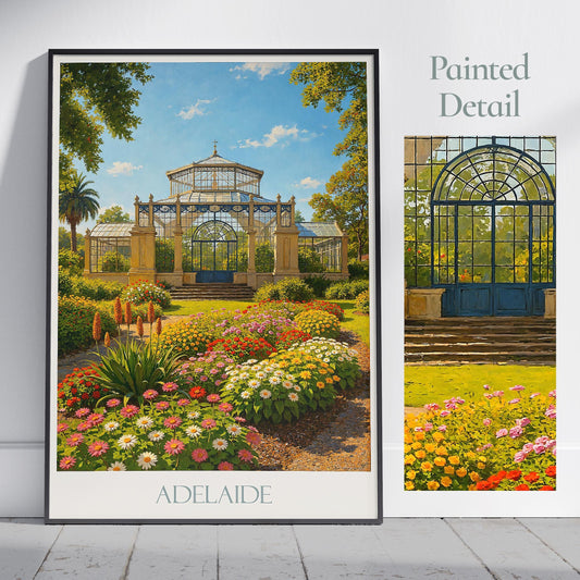 Adelaide Travel Print ~ Australia Travel Poster
