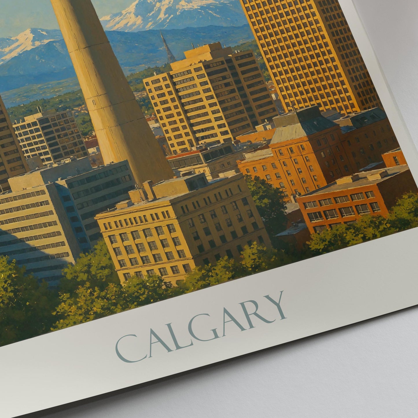 Calgary Travel Print ~ Canada Travel Poster