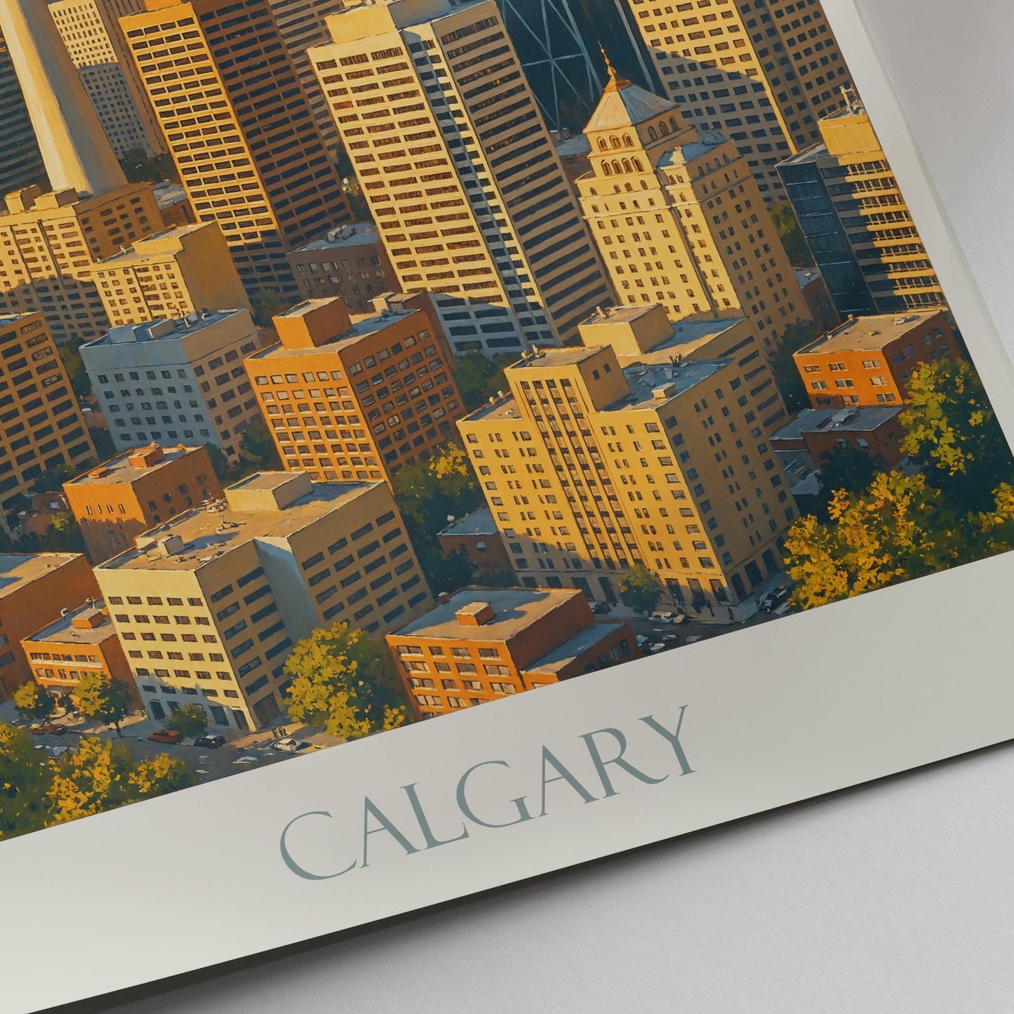 Calgary Travel Print ~ Canada Travel Poster