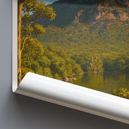 Tasmania Travel Print ~ Australia Travel Poster | Painted Wall Art & Home Decor | Framed Personalized Print | Vacation Travel Gift