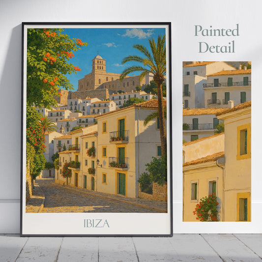 Ibiza Travel Print ~ Spain Travel Poster |