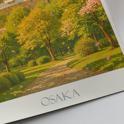 Osaka Travel Print ~ Japan Travel Poster