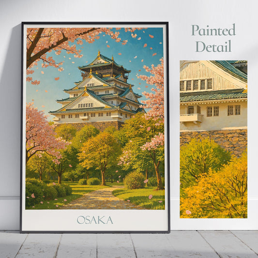 Osaka Travel Print ~ Japan Travel Poster