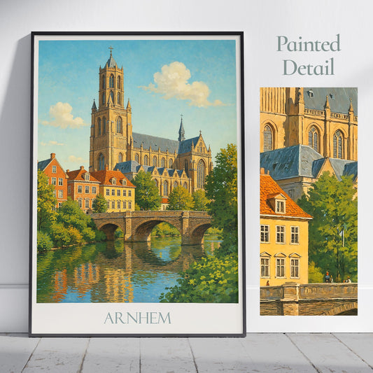 Arnhem Travel Print ~ Netherlands Travel Poster