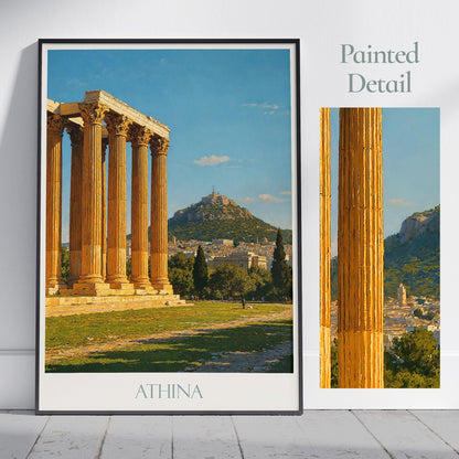 Athens Travel Print ~ Greece Travel Poster