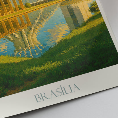 Brasilia Travel Print ~ Brazil Travel Poster