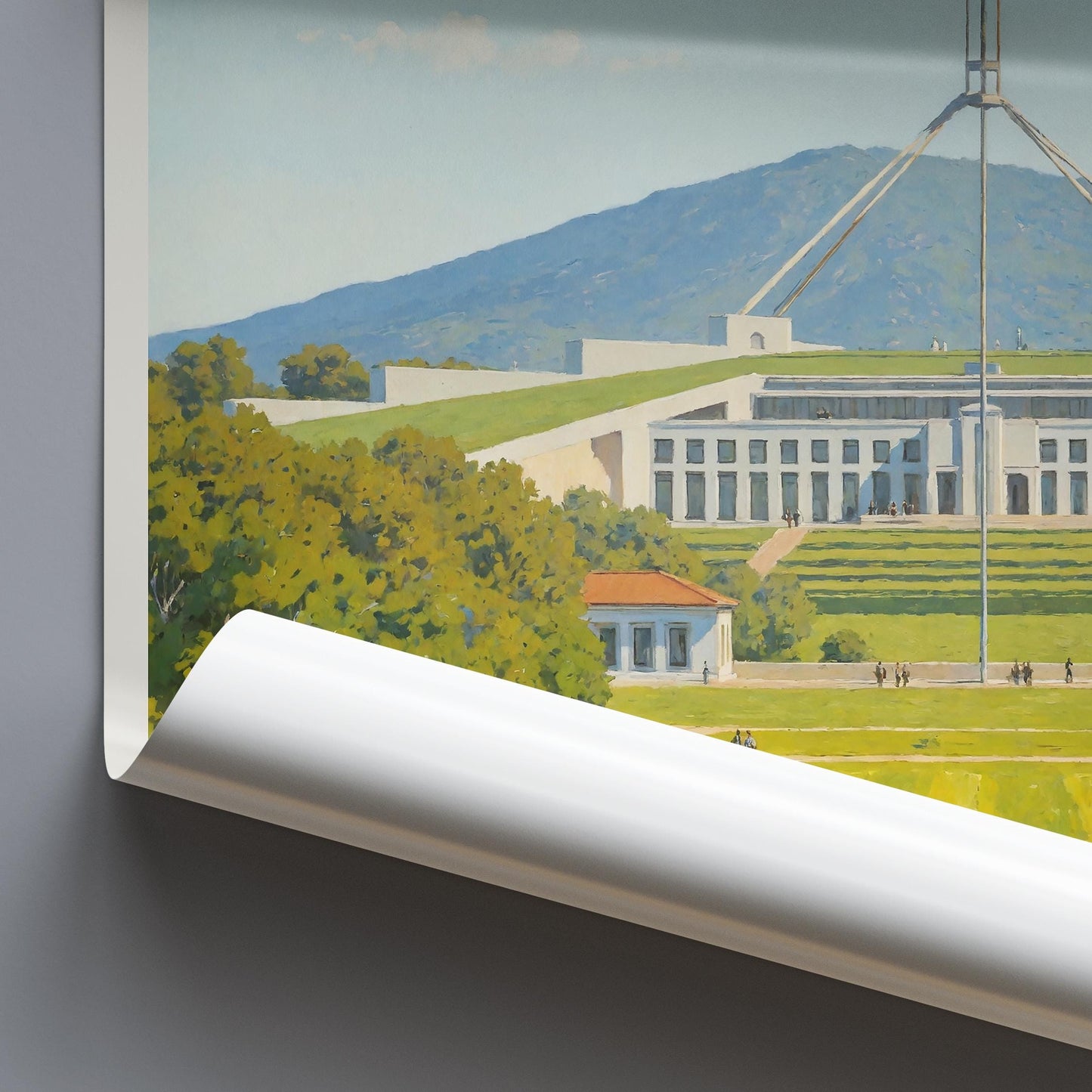 Canberra Travel Print ~ Australia Travel Poster