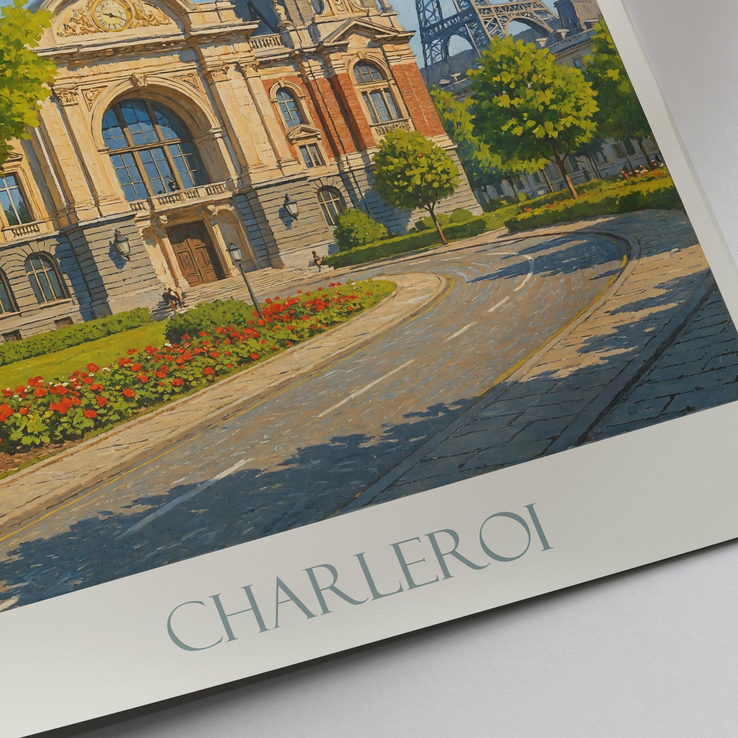 Charleroi Travel Print ~ Belgium Travel Poster