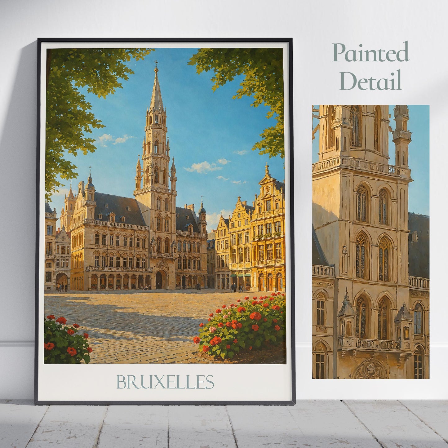 Brussels Travel Print ~ Belgium Travel Poster |