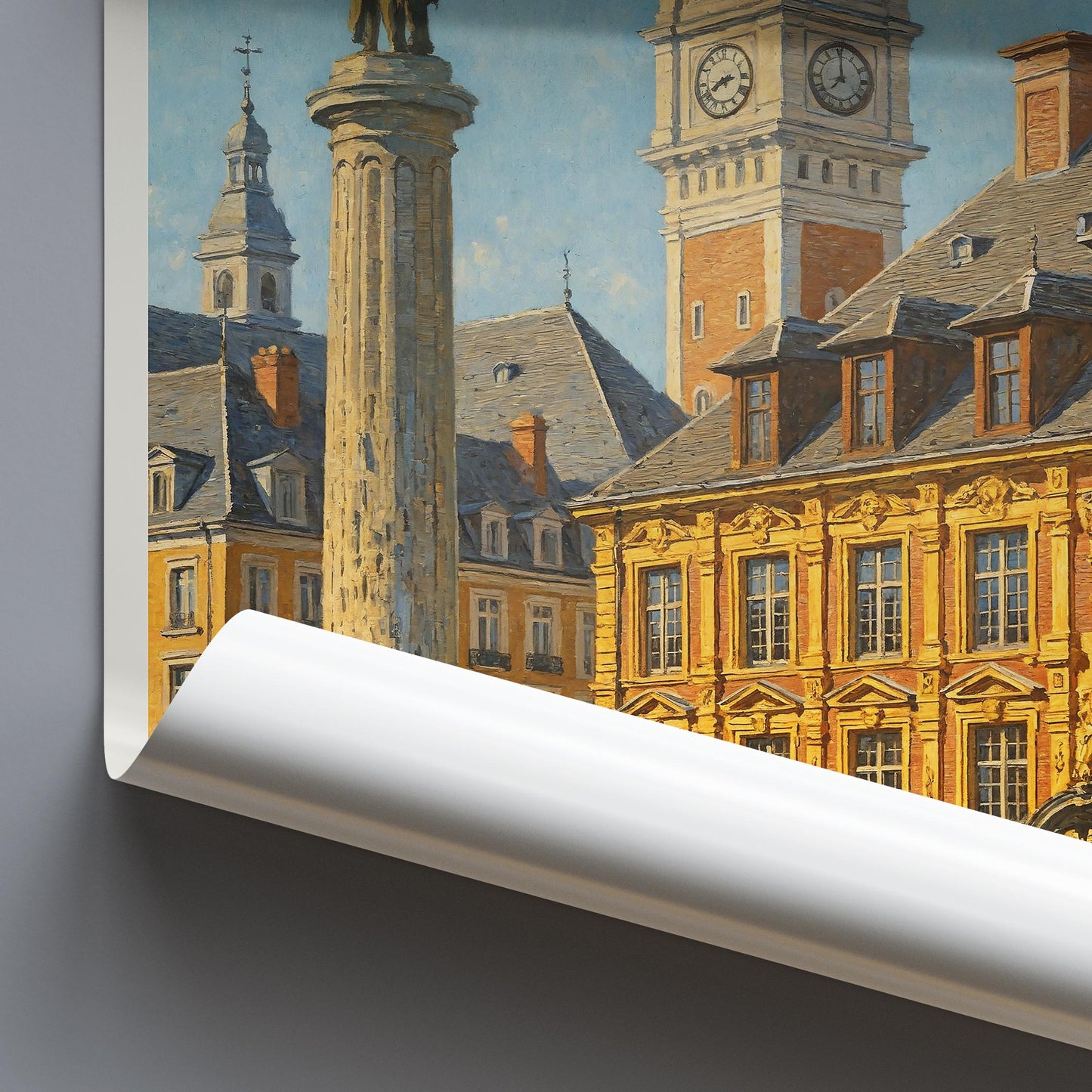 Lille Travel Print ~ France Travel Poster |