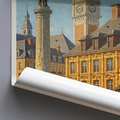 Lille Travel Print ~ France Travel Poster |