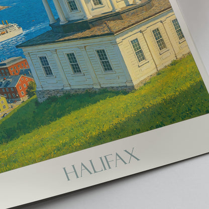 Halifax Travel Print, Nova Scotia ~ Canada Travel Poster