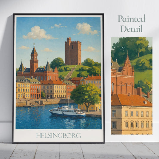 Helsingborg Travel Print ~ Sweden Travel Poster |