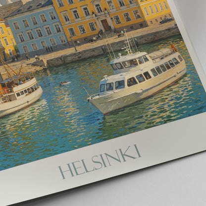 Helsinki Travel Print ~ Finland Travel Poster |