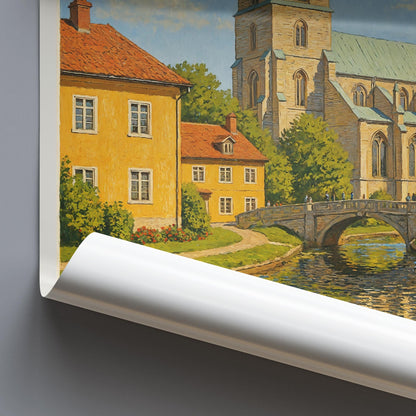 Linkoping Travel Print ~ Sweden Travel Poster |