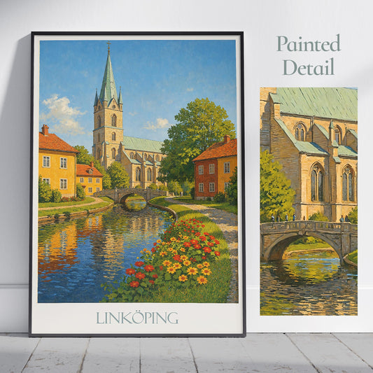 Linkoping Travel Print ~ Sweden Travel Poster |