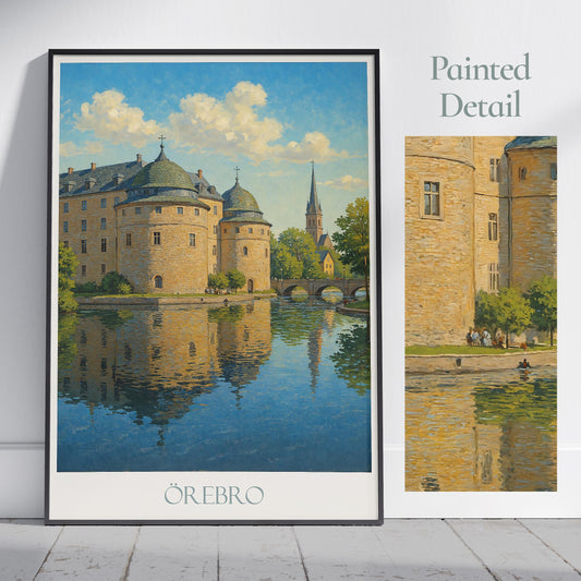 Orebro Travel Print ~ Sweden Travel Poster |