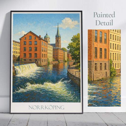 Norrkoping Travel Print ~ Sweden Travel Poster |