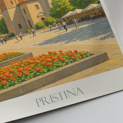Pristina Travel Print ~ Kosovo Travel Poster |