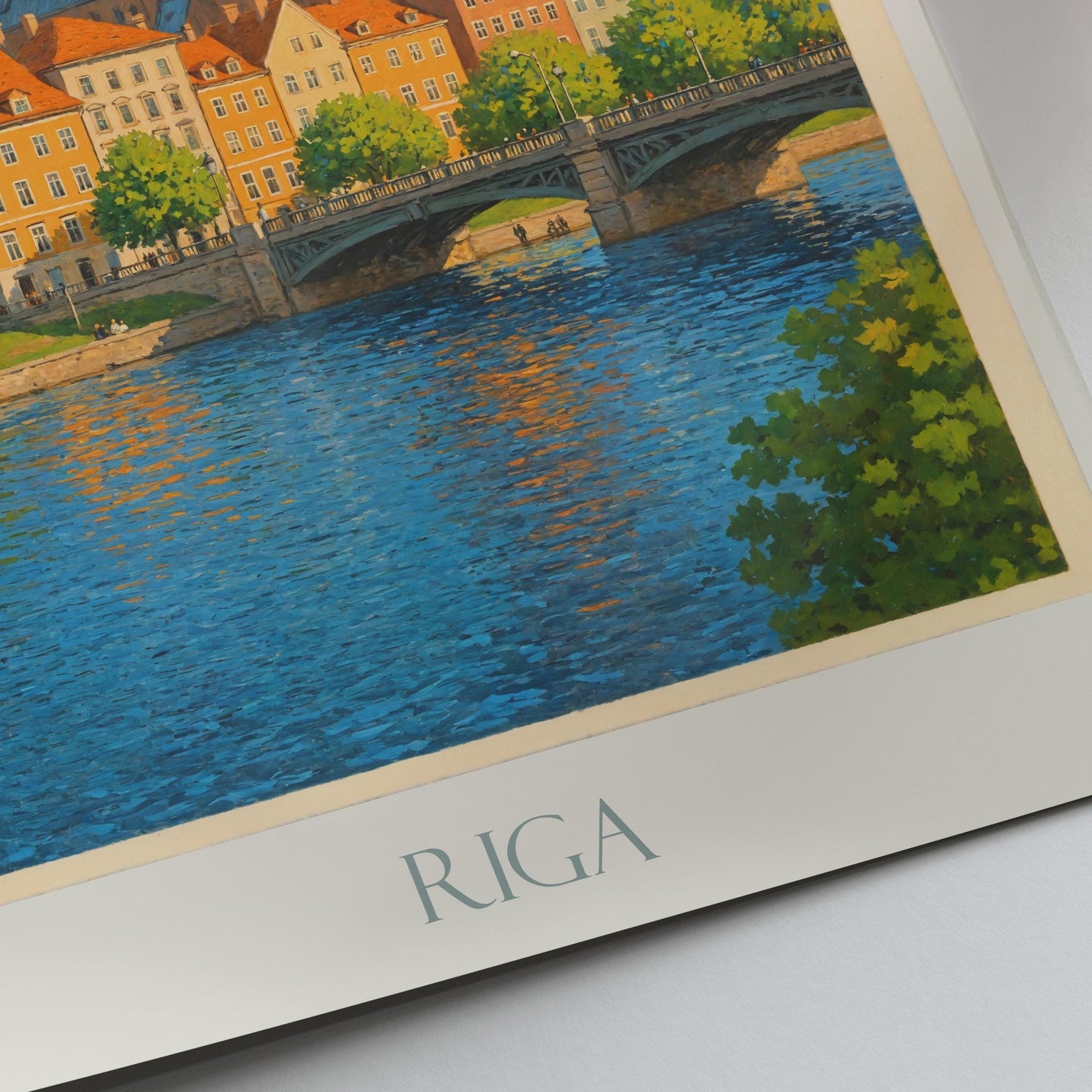 Riga Travel Print ~ Latvia Travel Poster |