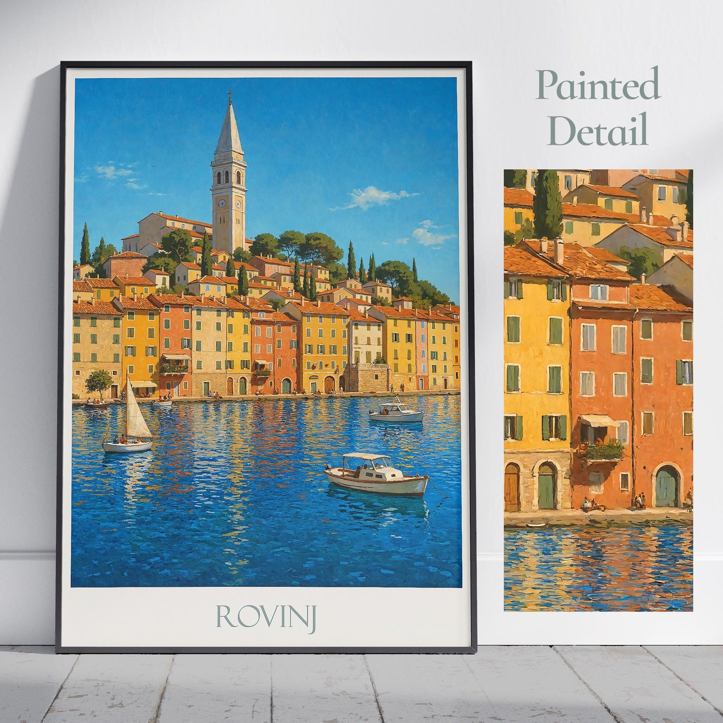 Rovinj Travel Print ~ Croatia Travel Poster |