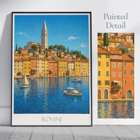 Rovinj Travel Print ~ Croatia Travel Poster |