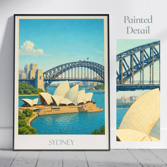 Sydney Travel Print ~ Australia Travel Poster |
