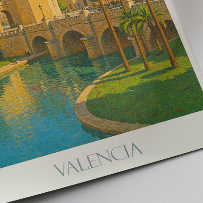 Valencia Travel Print ~ Spain Travel Poster |