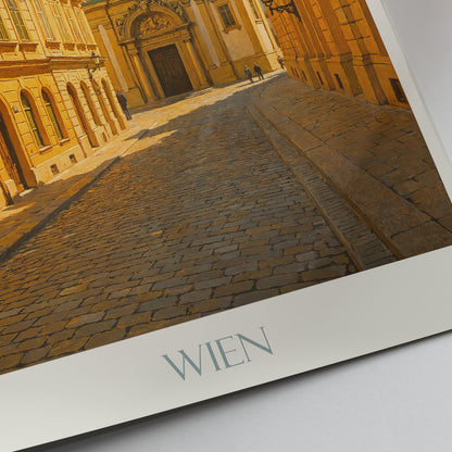 Vienna Travel Print, Peterskirche ~ Austria Travel Poster