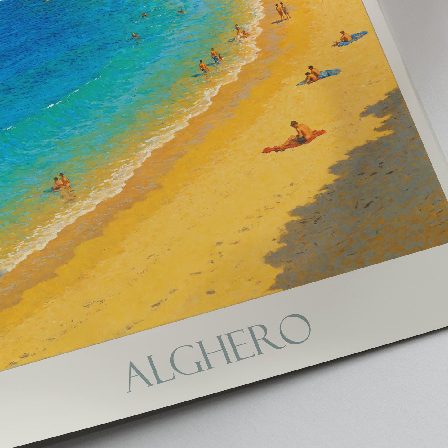 Alghero Travel Print ~ Sardinia Italy Travel Poster