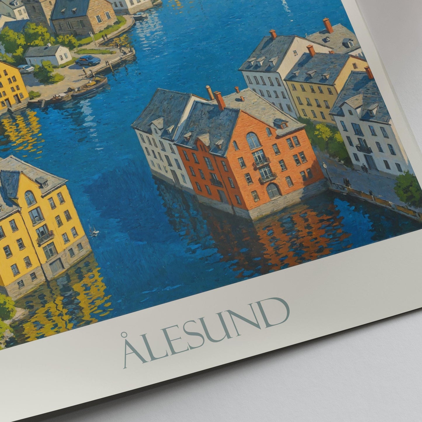 Alesund Travel Print ~ Norway Travel Poster |