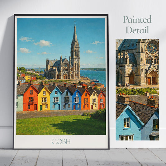 Cobh Travel Print ~ Ireland Travel Poster |