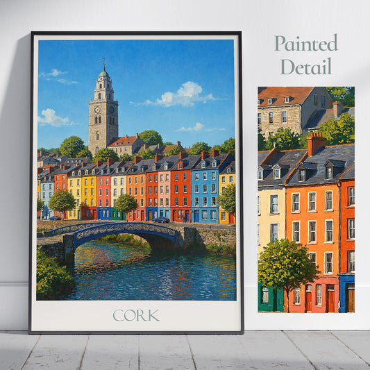 Cork Travel Print ~ Ireland Travel Poster |