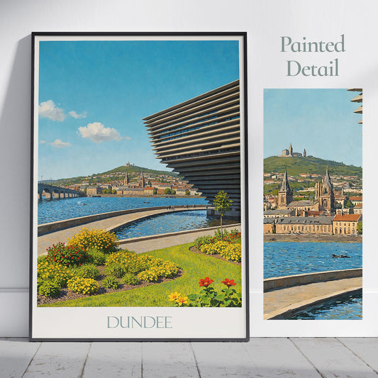 Dundee Travel Print ~ Scotland Travel Poster