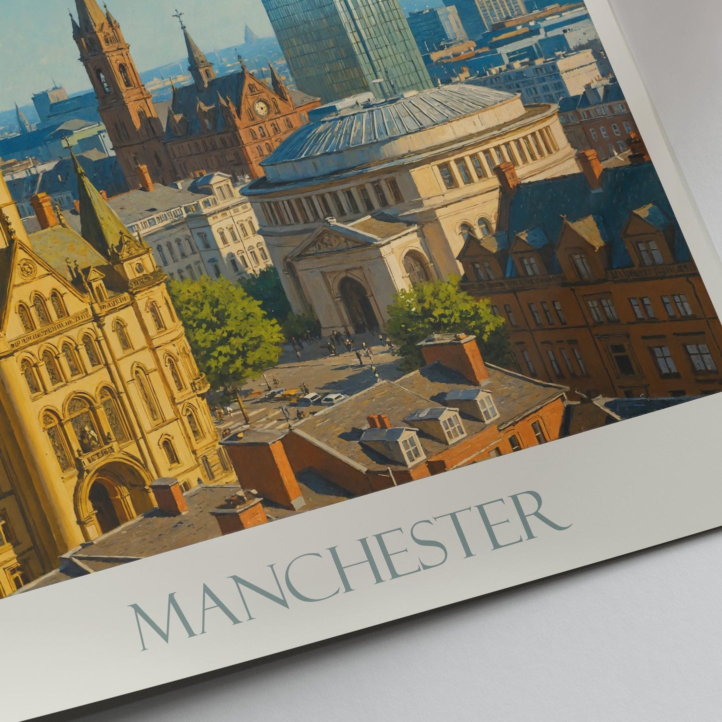 Manchester Travel Print ~ Poster Travel