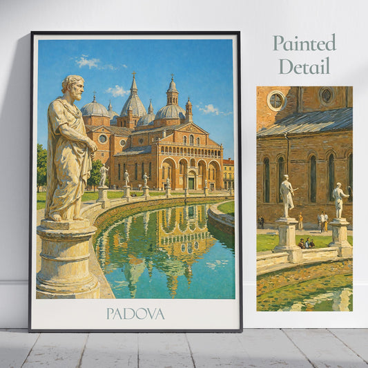 Padua Travel Print ~ Padova Italy Roman Travel Poster