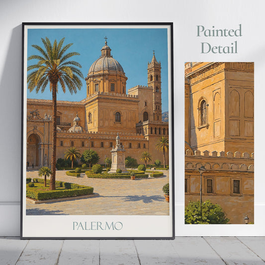 Palermo Travel Print ~ Sicily Italy Travel Poster