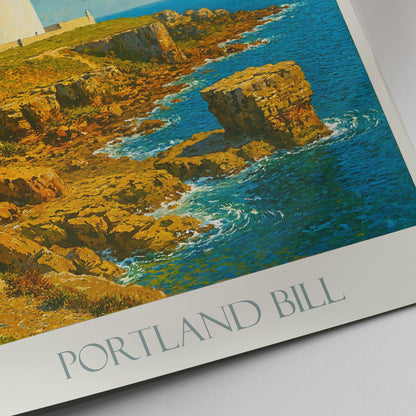 Portland Bill Travel Print ~ Dorset Travel Poster |