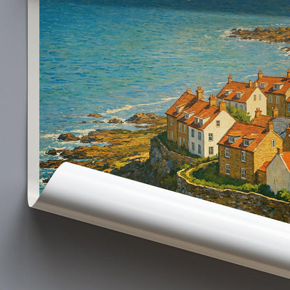 Robin Hood’s Bay Travel Print ~ Yorkshire Travel Poster