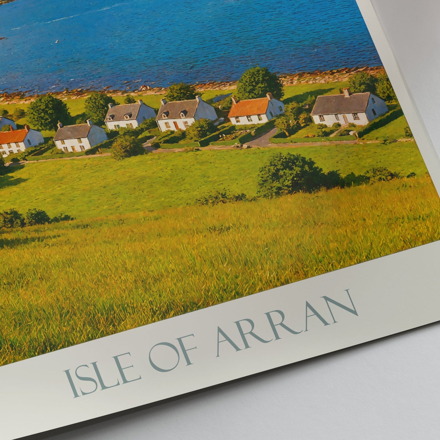 Isle of Arran Travel Poster, Scotland Coastal Wall Art | Scottish Island Print & Home Decor | Scenic Landscape Gift