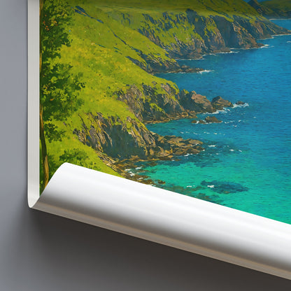 St Kilda Travel Poster | Scotland Island Art Print | Remote Landscape Wall Decor | Scottish Wilderness Gift